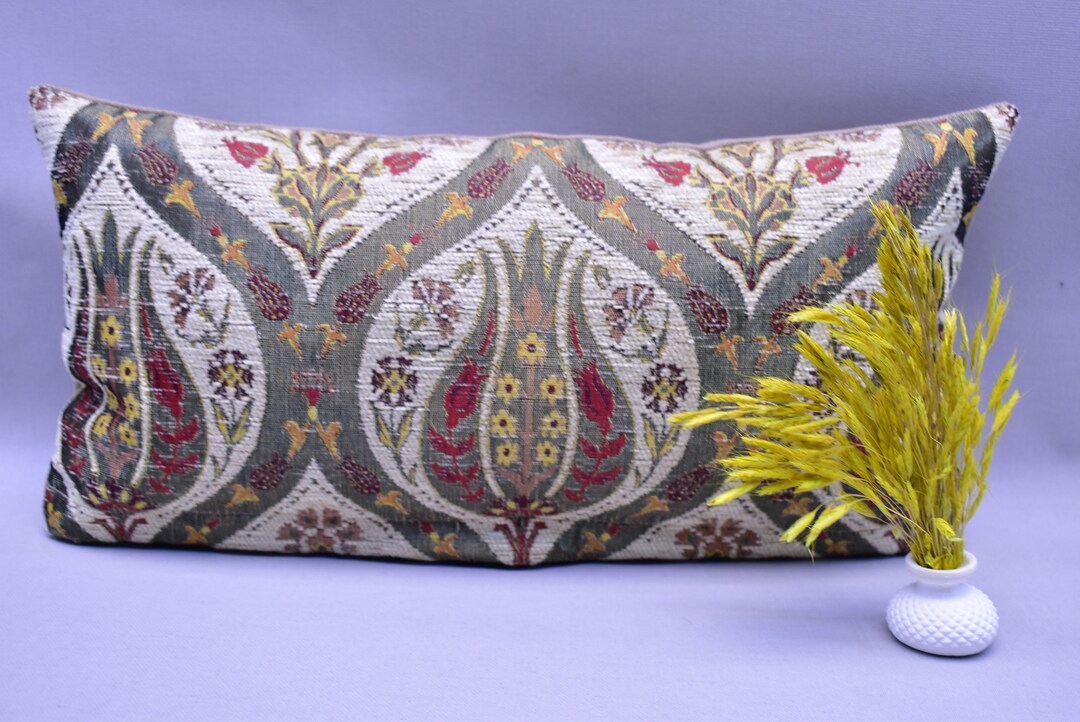 8 X 16 Inch Mini Lumbar Pillow Cover Rustic Pillow Cover Bohemian