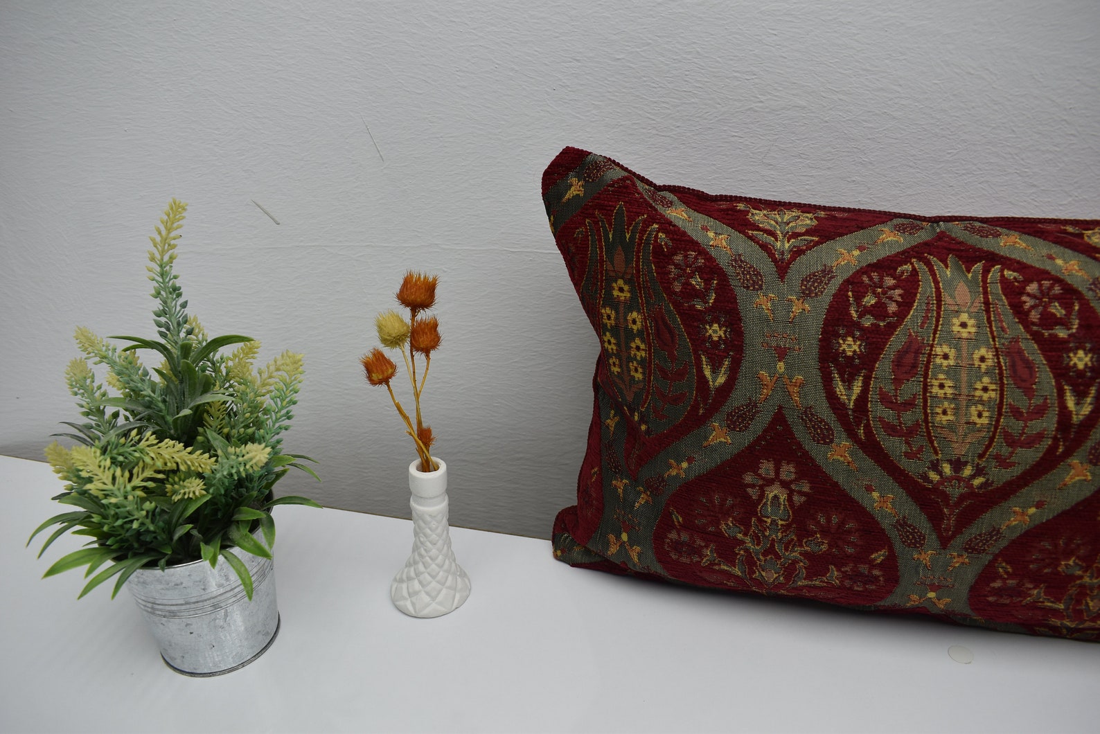 12 x 20 inch red color pillow cover home decor lumbar pillow Etsy