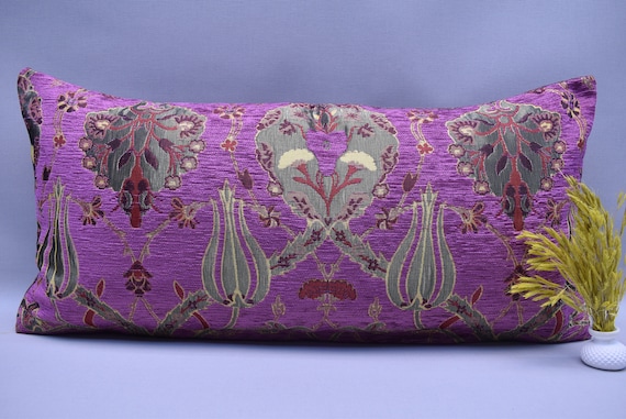 Beautiful Magenta Color Lumbar Pillow Cover 12 X 24 Inch Pillow Cover Soft Chenille Fabric Pillow Cover Home Decor Gift Pillows KLMA A7 Etsy Australia
