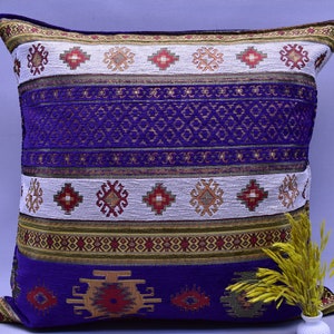 bedding decor purple pillow cover 20 x 20 inch throw pillow cover home decor turkish pillow covers oriental decor chenille pillow KKMX-L5