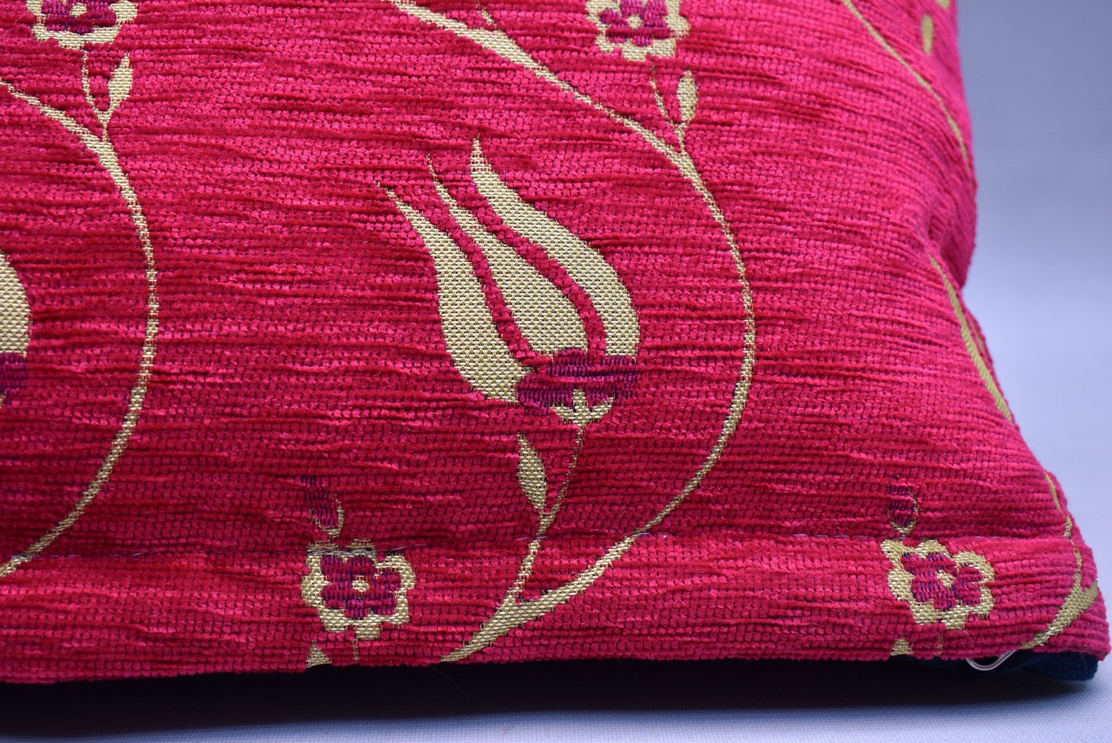 Fuschia Pink Color Lumbar Pillow Cover Bohemian Pillow Home Etsy