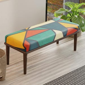 Saloon bench, Decorative bench, Oriental bench, Ottoman bench, Tribal bench, Bedroom bench, Handmade bench, Turkish bench, Livingroom bench,
