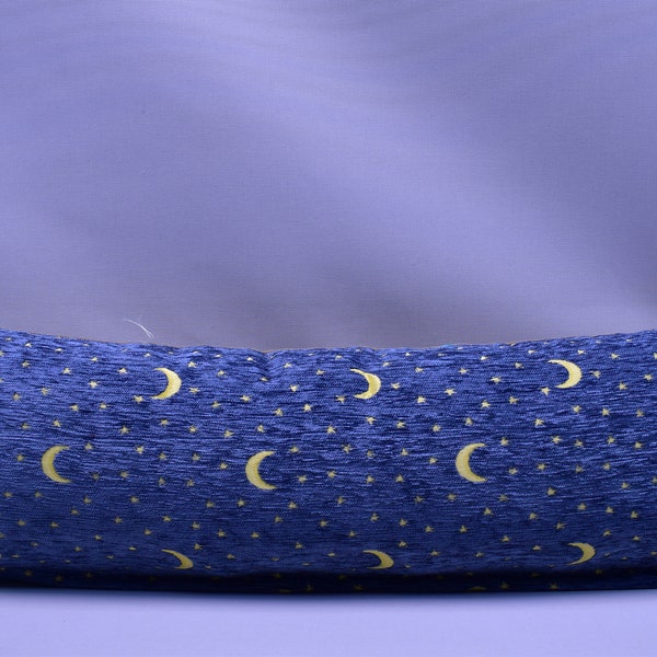 moon and star design pillow cover 12 x 36 inch boho lumbar pillow cover decorative sofa throw pillows blue color pillow cover body pillows