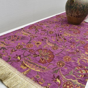 beautiful magenta color table runner home decor table runner soft chenille fabric table runner 17 inch x 55 inch rustic decor table runner