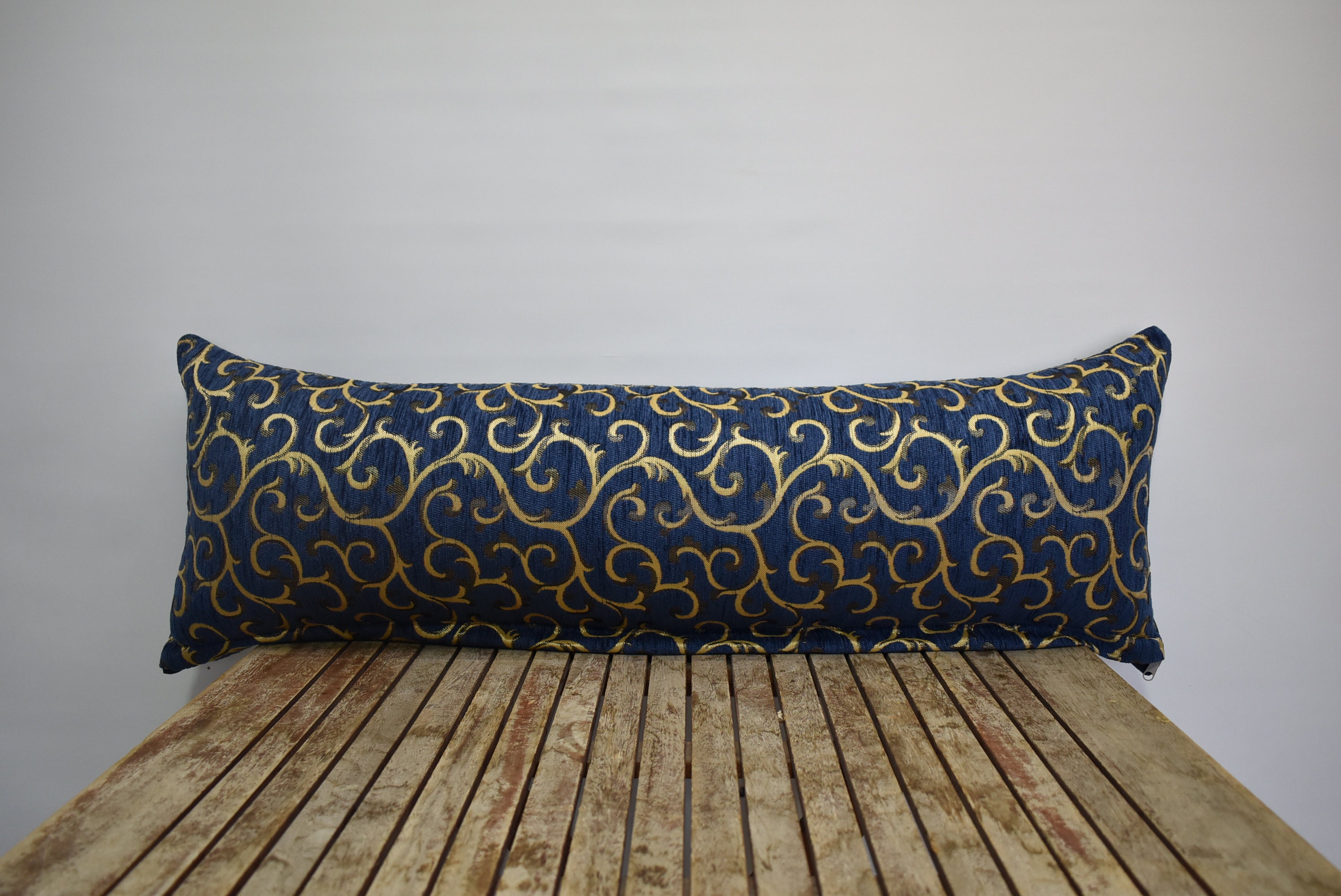 Lumbar Pillow Cover Floral Design 12 X 36 Inch Decorative Etsy