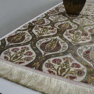 white color table runner home decor table runner soft chenille fabric 17 inch x 55 inch bohemian decor table runner wedding tdecor runner