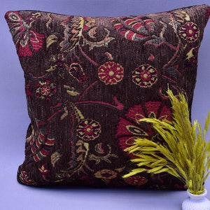 mini size dark brown color pillow cover boho decor pillow cover home decor pillow cover 12 x 12 inch oriental pillow decorative mini pillow
