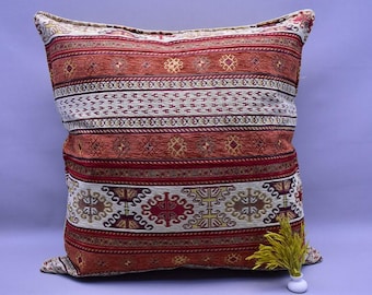 boho decor burnt orange lumbar pillow bohemian pillow home decor pillow cover 32 x 32 inch pillow cover bedding pillow decorative pillow