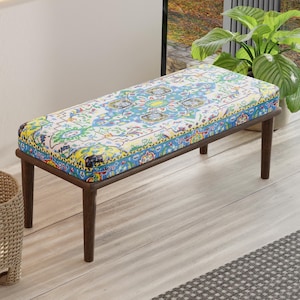 Decorative bench, Ottoman bench, Handmade bench, Bedroom bench, Oriental bench, Saloon bench, Tribal bench, Turkish bench, Livingroom bench,