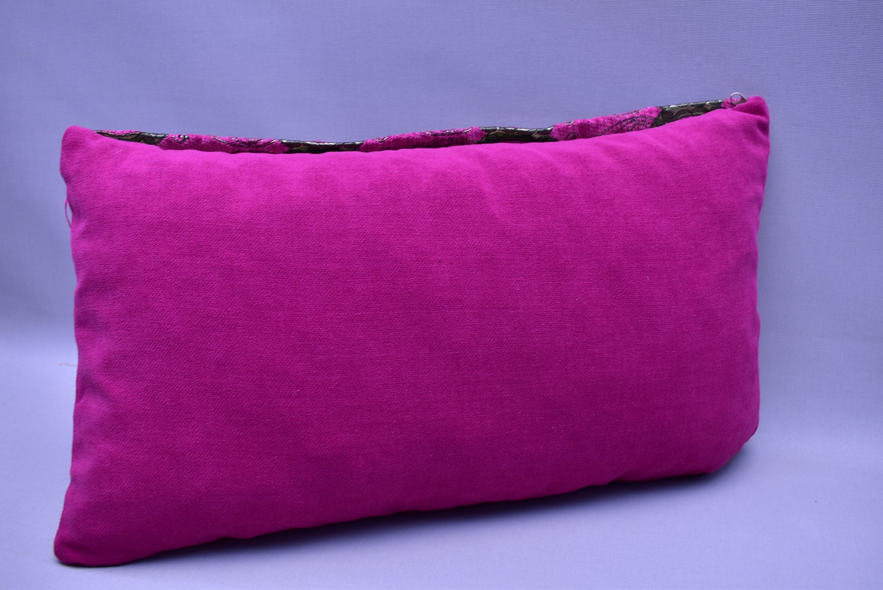 Unique Hot Pink Pillow Cover Lumbar Pillow Cover Bohemian Etsy