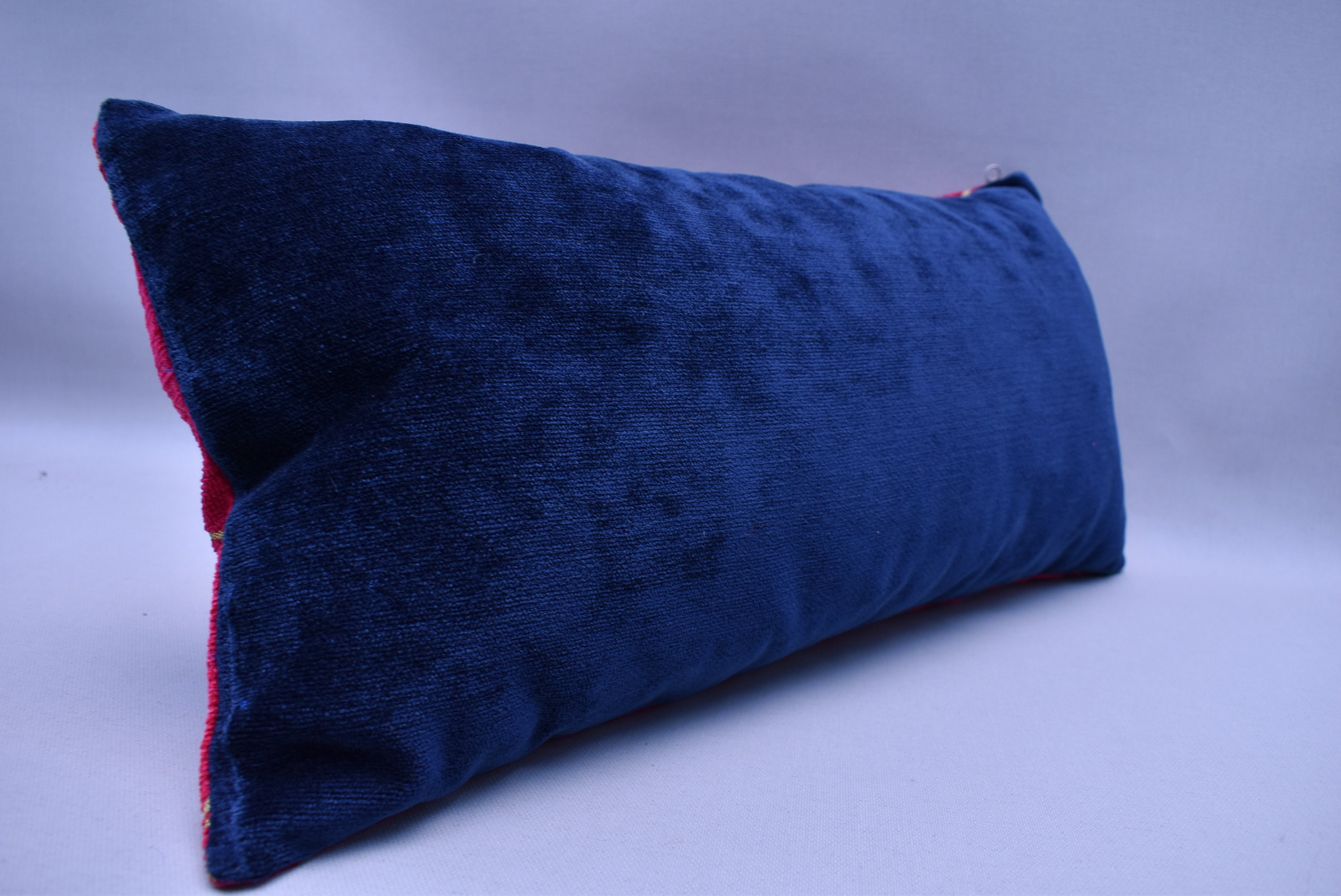 Fuschia Pink Color Lumbar Pillow Cover Bohemian Pillow Home Etsy