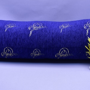 very soft fabric navy blue color yoga pillow cover 10 x 26 inch boho decor bolster pillow decorative pillow cover throw pillow sofa pillows
