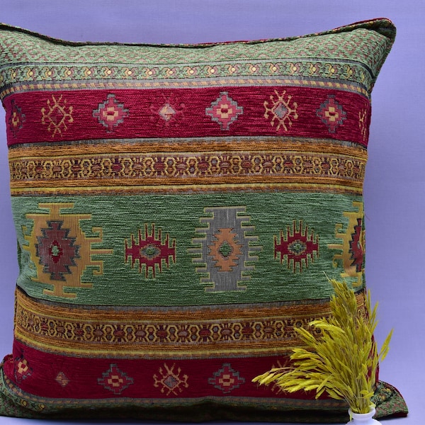 lovely green color decorative throw pillow cover 20 inch x 20 inch boho pillow cover home decor turkish pillow covers bedding decor pillows