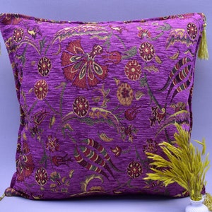home decor turkish pillow boho pillow turkish pillow cover 17 x 17 inch decorative pillow cover floral pillow bohemian pillow throw pillow