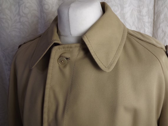 Aquascutum Aqua 5 Cream Raincoat Trench 