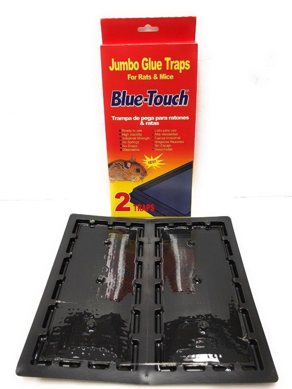 2PC Large Jumbo Size Glue Sticky Mouse Rat Mice Traps Rodent Disposable  Tray 