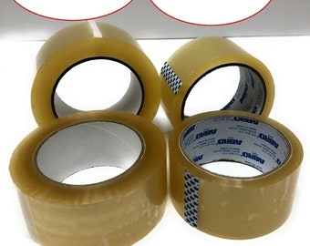 Heavy Duty Box Sealing Packing Shipping Clear Tape 2" X 55 Yard and 110 Yard 2 Mil