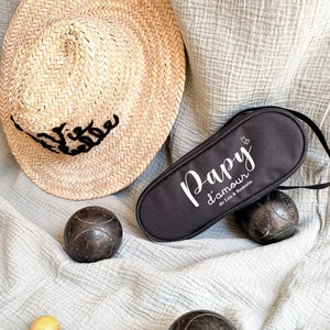 Borsa per bocce da personalizzare - Amore del nonno - Idea regalo personalizzata | Regalo per lui - Regalo per la festa del nonno - Nonno
