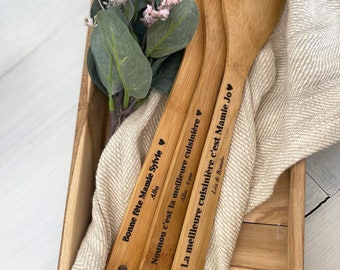 Personalized wooden spoon - Personalized gift idea - Personalized kitchen utensil