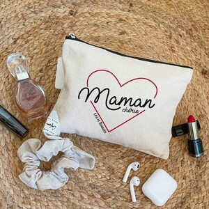 Mother&#39;s Day Pouch - Darling Mom Heart - Personalized Kit - Mom Gift Kit - Mother&#39;s Day - Mother&#39;s Day - Gift Idea