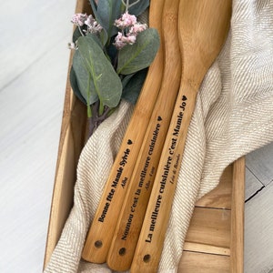 Personalized wooden spoon - Personalized gift idea - Personalized kitchen utensil