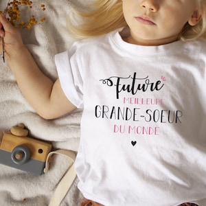 Children&#39;s T-shirt - Future big sister - Pregnancy announcement - Big sister t-shirt - Future big sister - Big sister t-shirt - Soon to be sister