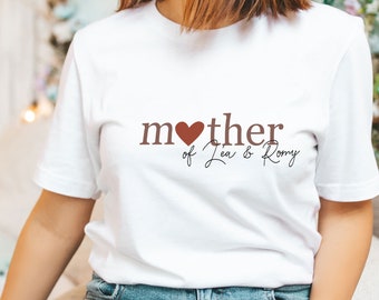 t shirt personnalisé - Mother of - Maman chérie - T shirt femme - Super maman - Fête des mères - Cadeau maman - Cadeau de jour des mères