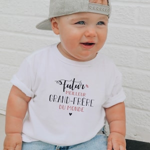 Children&#39;s t-shirt - Future best big brother in the world - Big brother t-shirt - Future birth announcement t-shirt - Pregnancy announcement