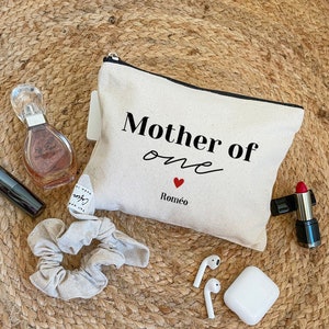 Personalized cotton case - Mother of | MOM - Mother&#39;s Day gift - Mother&#39;s Day - Women&#39;s gift - Personalized pocket for mom