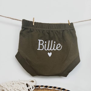 Bloomer embroidered in cotton - Personalized birth gift - Customizable Bloomer - Name to personalize - Baby gift idea - Child