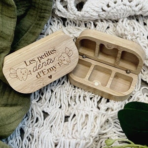 Personalized tooth box - Gift idea for children - First tooth box - Box for little mouse - Children&#39;s gift idea - Tooth fairy