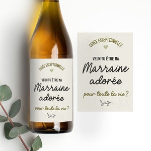 Rótulo do frasco - Citação da madrinha - Anúncio de gravidez - Surpresa original da madrinha - Pedido da madrinha - Futura madrinha