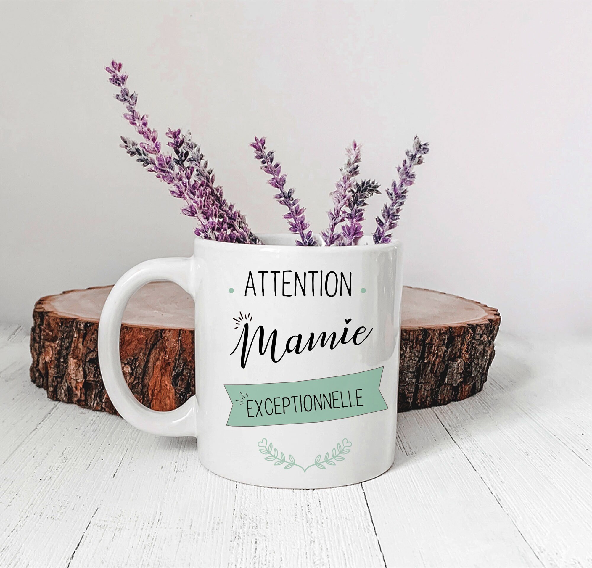 Mug Mamie Exceptionnelle - Mug Mamie d'amour Cadeau Original Pour La Fête Des Grands Mères Fête Mami
