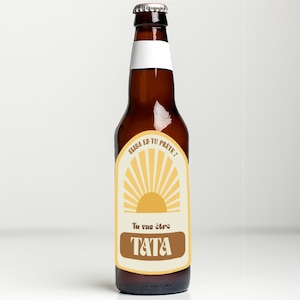 Etichetta bottiglia personalizzata - Diventerai papà - Regalo futuro papà - Etichetta bottiglia di birra