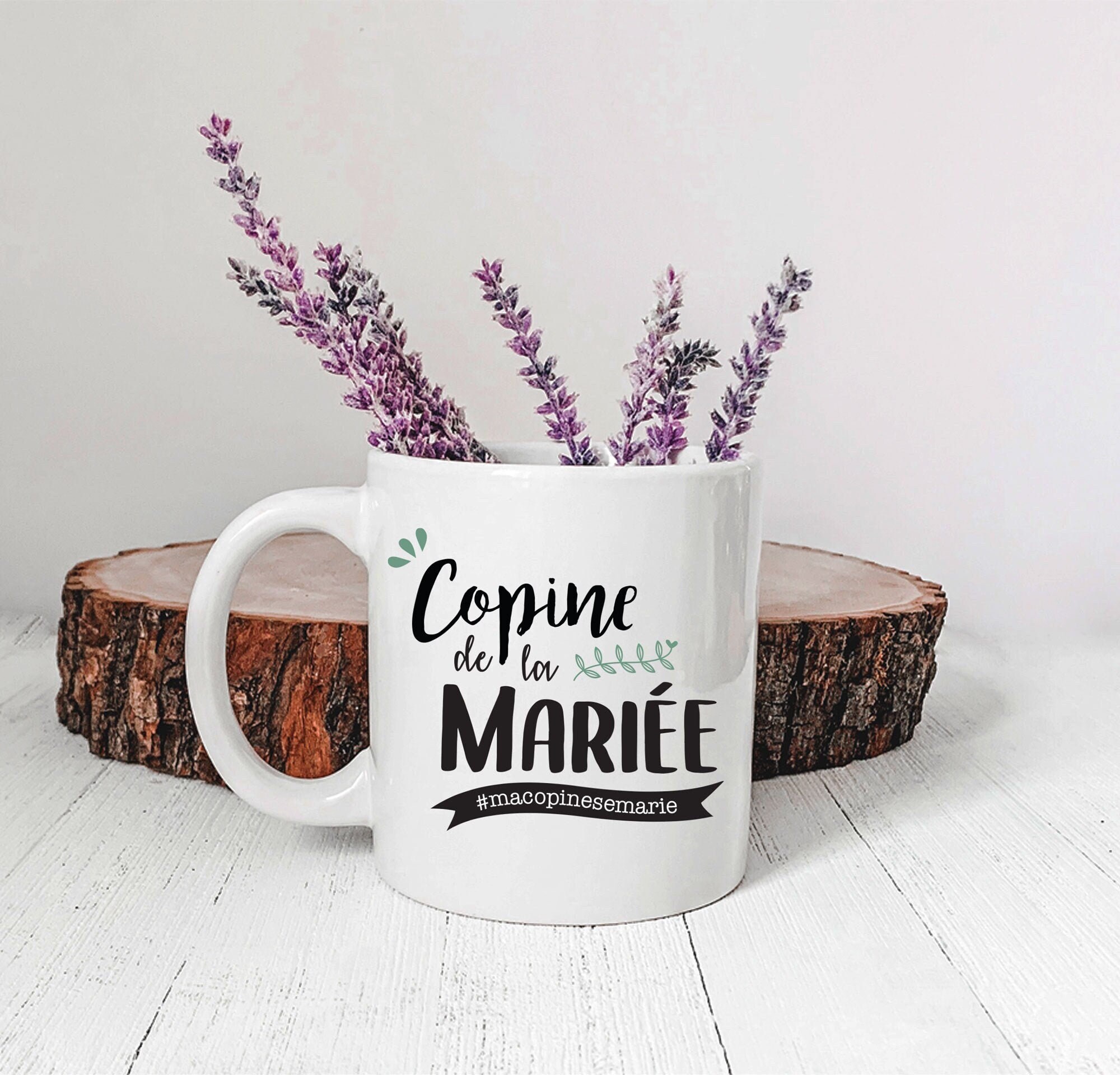 Mug - Copine de La Mariée Tasse en Céramique Originale Enterrement Vie Jeune Fille Evjf Idée Accesso