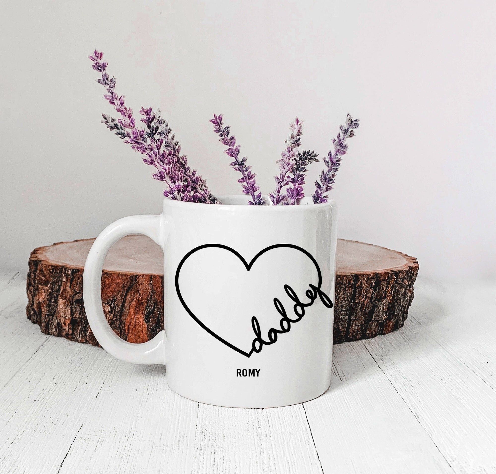 Tasse en Céramique Personnalisée - Daddy Cadeau Papa | Tasse Personnalisée