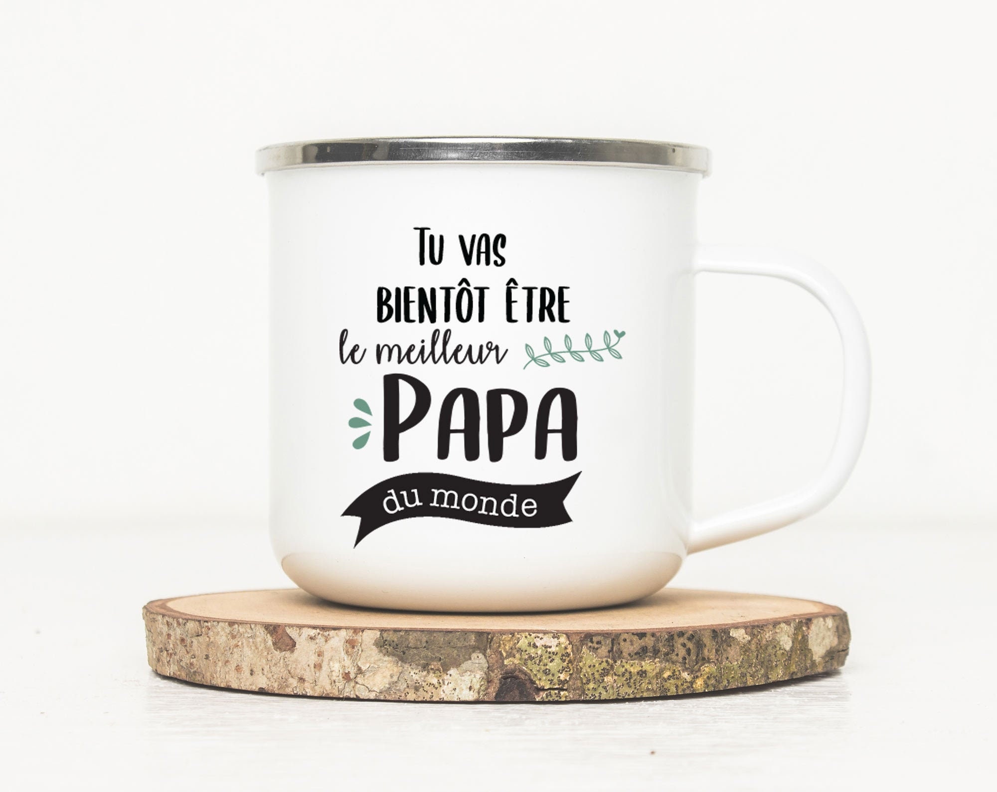 Cadeau papa  Cadeau papa est le meilleur du monde - Mug personnalisé
