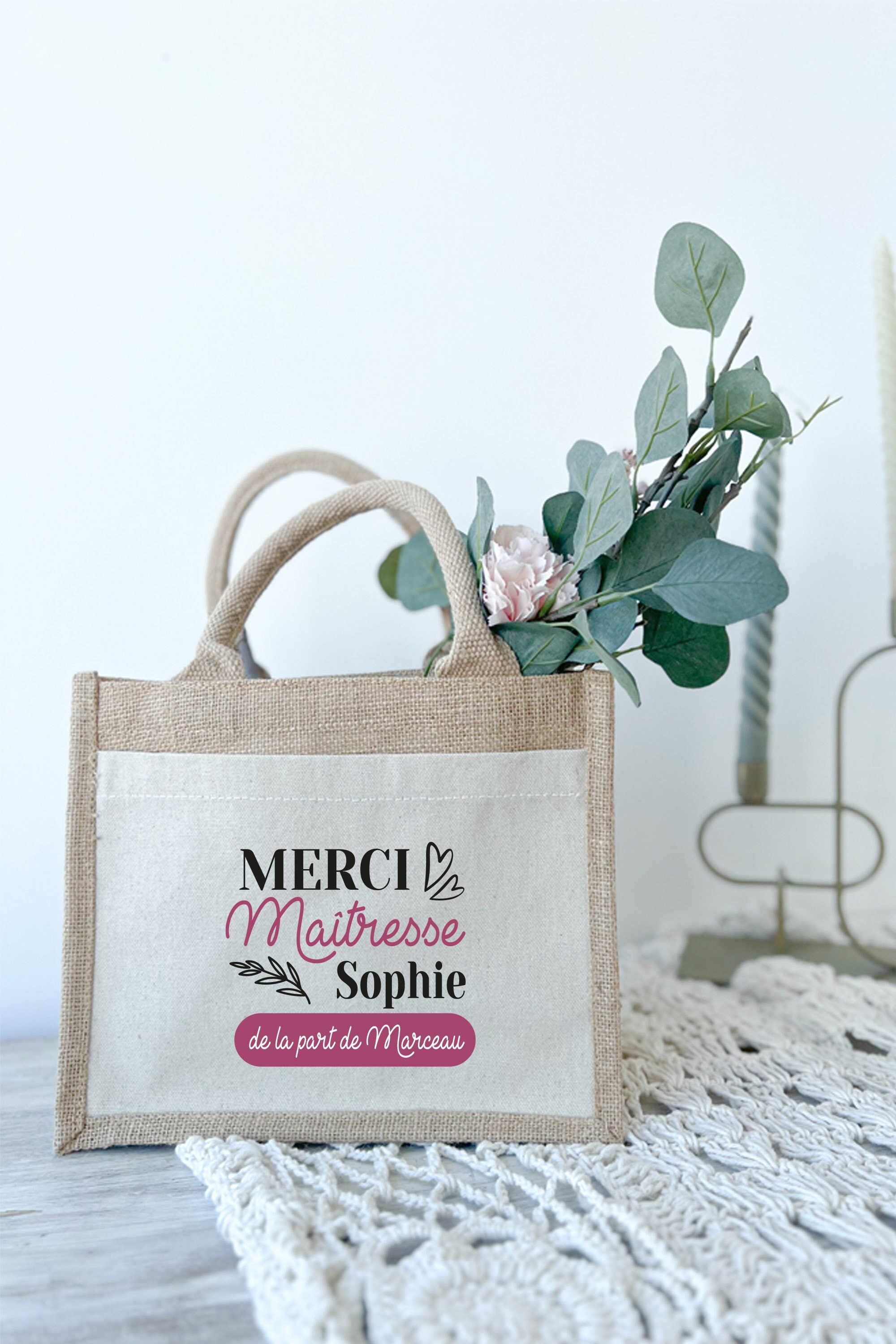 Merci Tote Bag for Sale by artsyfern