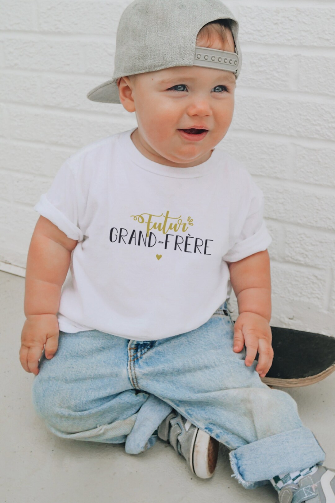 T-shirt Futur Grand Frère 2026 - Annonce Grossesse 2ème Bébé - Humour Et Tendresse - Cadeau Original