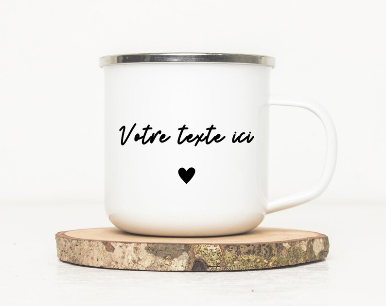 Tasse Personnalisée, Mug Personnalisable, Kiwistar Tasse Blanche Céramique 330 Ml, Photo Et Texte Imprimé, Tasse Photo, Cadeau, Tasse à Motif