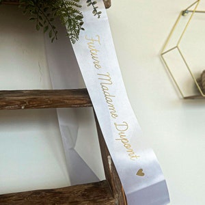 Personalized EVJF scarf for bride - Future Madame