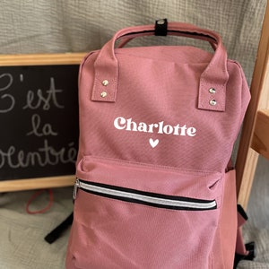 Sac à dos personnalisé - Sac à dos école - Cartable personnalisé - Cadeau rentrée scolaire - Rentrée personnalisée - Sac cartable - Enfants
