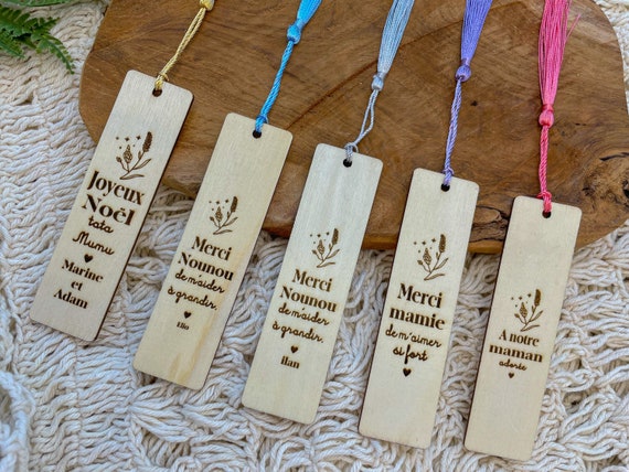 Segnalibro in legno personalizzato Mamma fantastica, nonna straordinaria  Marchio personalizzato per la festa della nonna Regalo -  Italia
