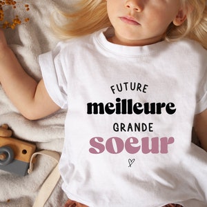 Children&#39;s t-shirt - Future best big sister - Pregnancy announcement - Future big sister t-shirt - Big sister t-shirt - Soon to be big sister