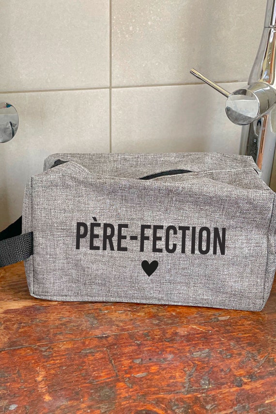Trousse de toilette personnalisée Père-fection Idée cadeau de