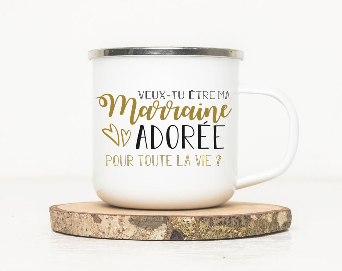 Tazza Vuoi essere la mia adorata madrina Regalo madrina | Etsy