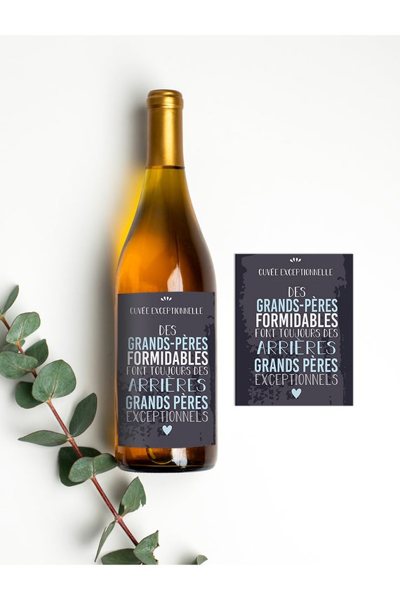 Étiquette Personnalisée 'Tu Vas être Tonton ?' - Lot De 2, Annonce Naissance Originale Sur Bouteille De Vin
