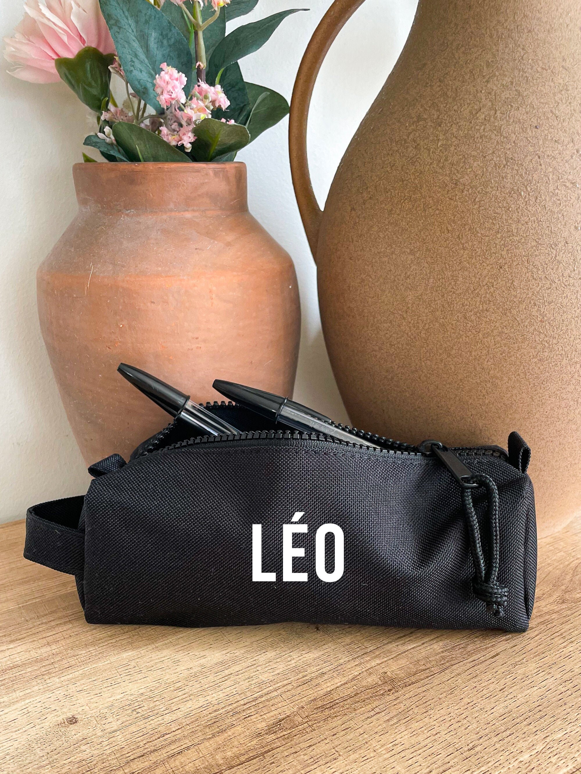 Trousse d'école Personnalisable avec Prénom - Trousse Personnalisée Rentrée Scolaire Ecole