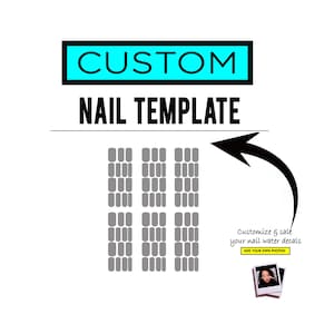 Digital Waterslide Nail Decal Template Instant Download Includes 1 Digital Waterslide Nail Decal Template Instant Download Includes 1