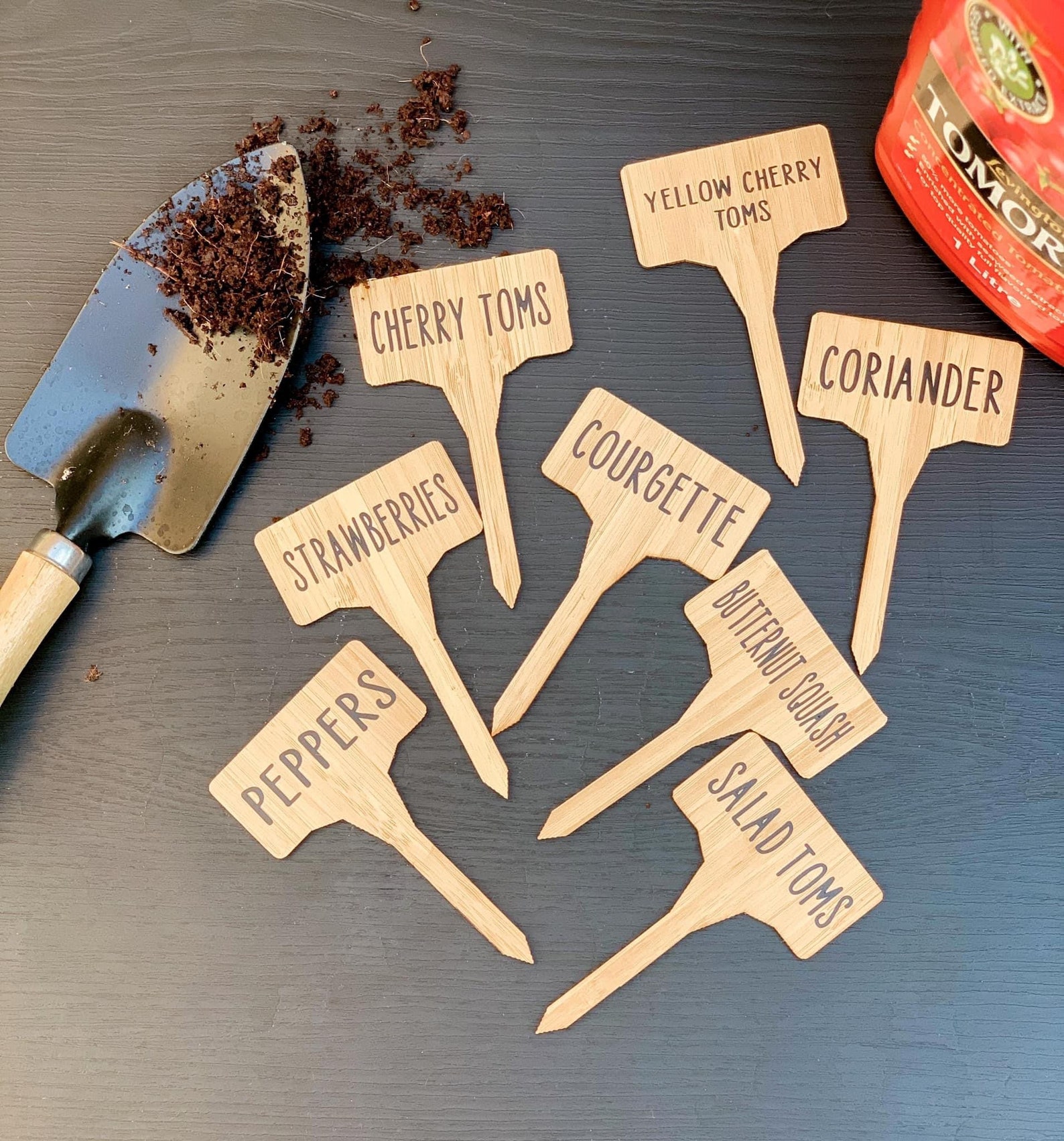 Bamboo plant markers/ labels Etsy